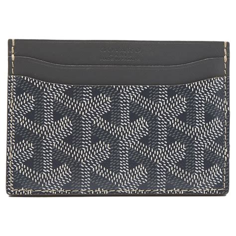 goyard wallet grey|goyard zipper wallet.